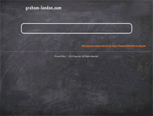 Tablet Screenshot of graham-london.com